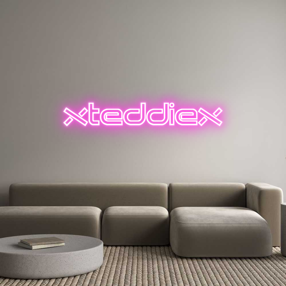 Custom Neon Sign Online Editor xteddiex
