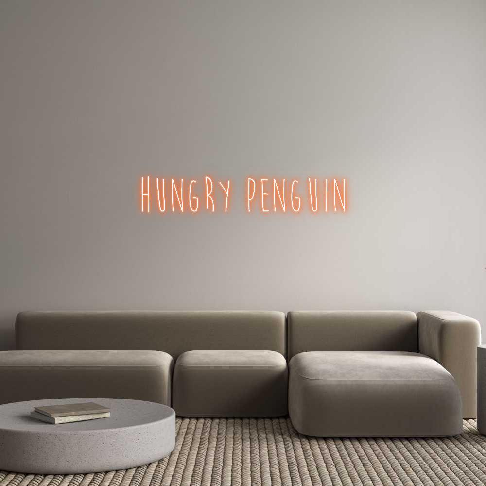 Custom Neon Sign Online Editor Hungry Penguin