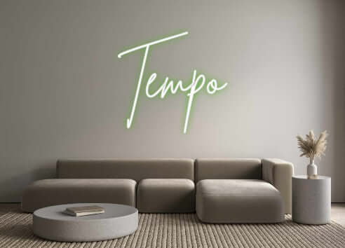 Custom Neon Sign Online Editor Tempo