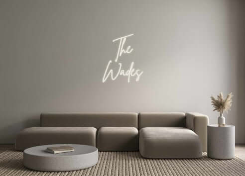 Custom Neon Sign Online Editor The
 Wades