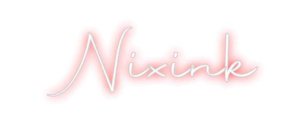 Custom Neon Sign Online Editor Nixink