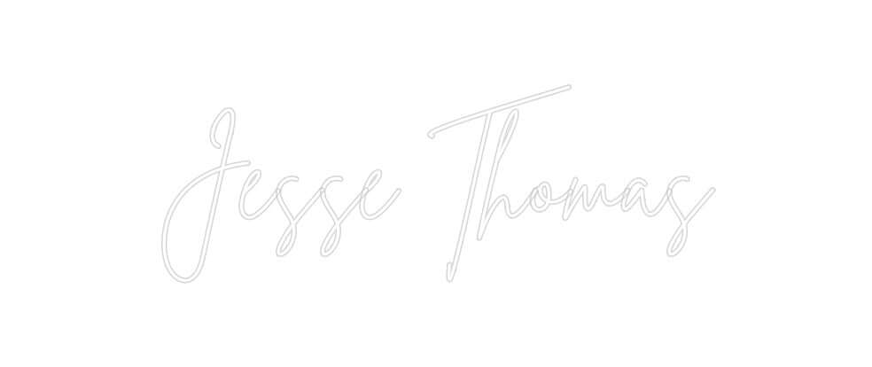 Custom Neon Sign Online Editor Jesse Thomas