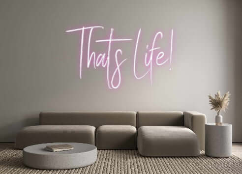 Custom Neon Sign Online Editor That’s Life!