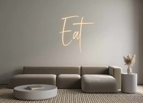 Custom Neon Sign Online Editor Eat