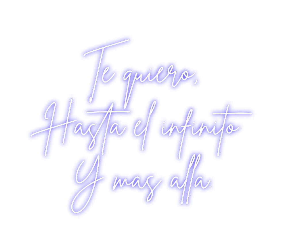 Custom Neon Sign Online Editor Te quiero,
H...