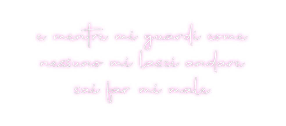 Custom Neon Sign Online Editor e mentre mi g...