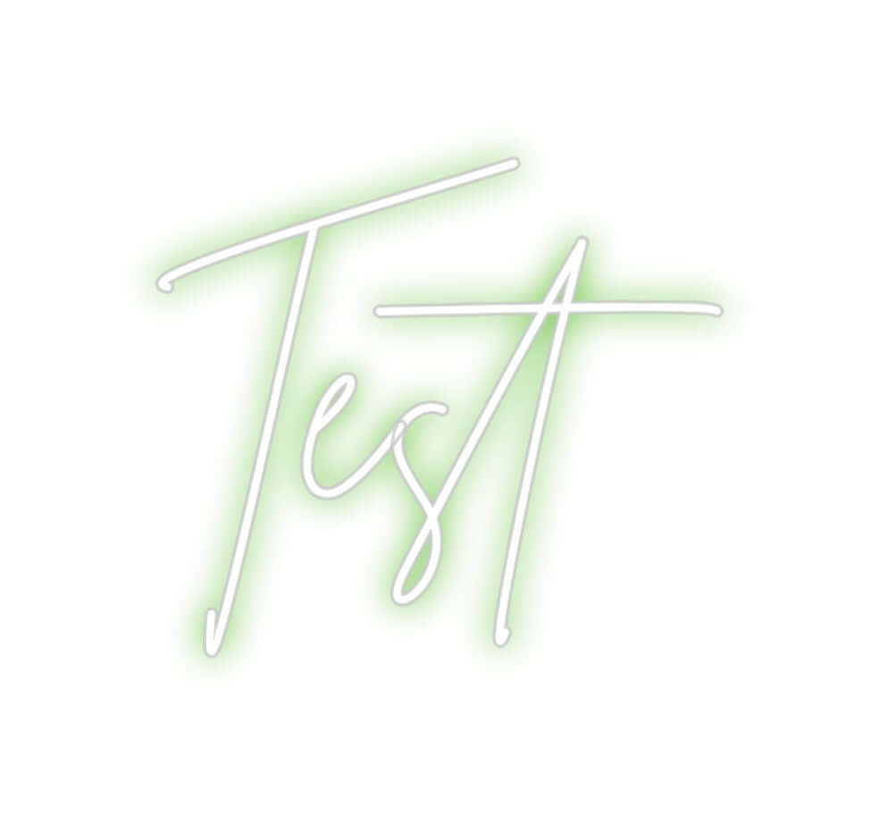 Custom Neon Sign Online Editor Test