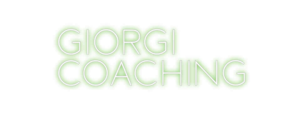 Custom Neon Sign Online Editor GIORGI
COACH...