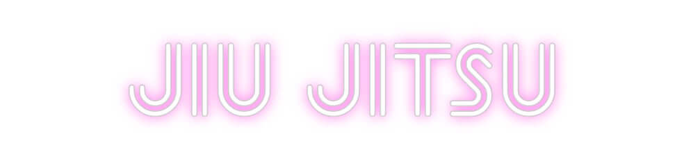 Custom Neon Sign Online Editor Jiu Jitsu