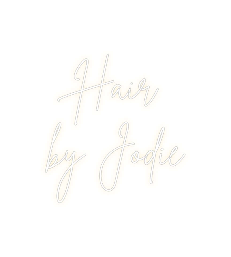 Custom Neon Sign Online Editor Hair
by Jodie