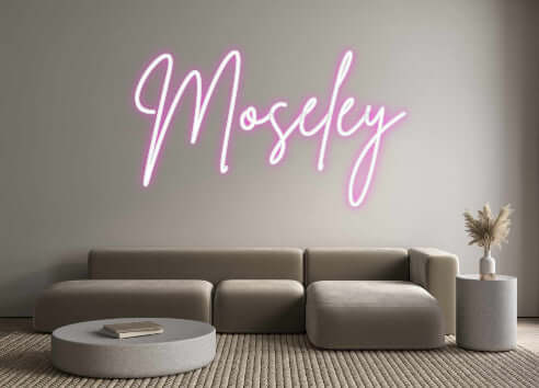 Custom Neon Sign Online Editor Moseley