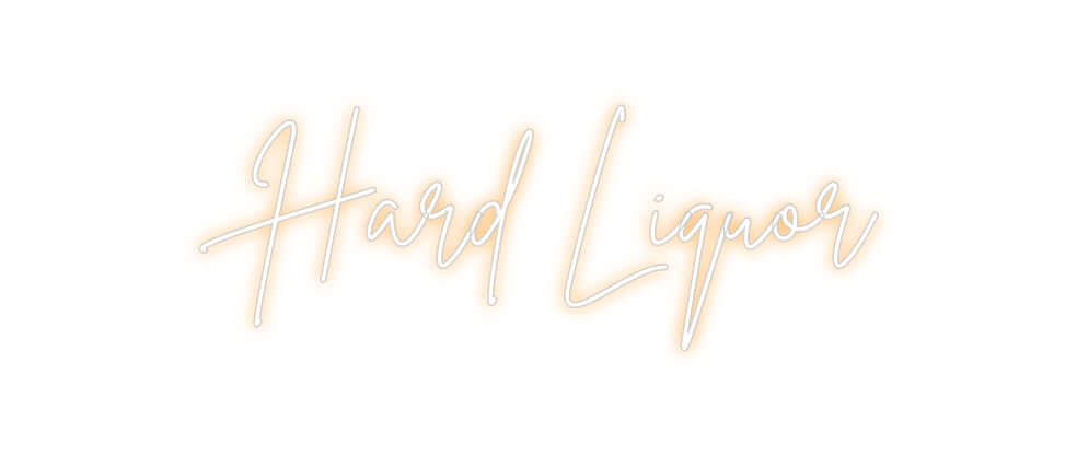 Custom Neon Sign Online Editor Hard Liquor