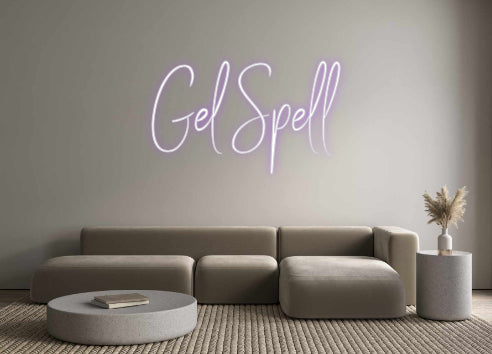 Custom Neon Sign Online Editor Gel Spell