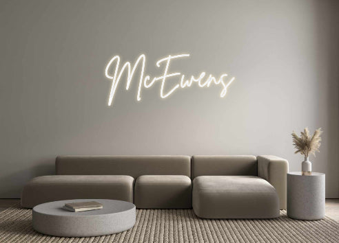 Custom Neon Sign Online Editor McEwens