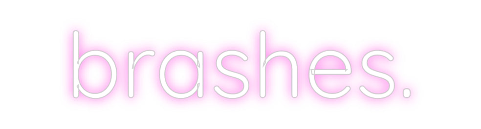 Custom Neon Sign Online Editor brashes.
