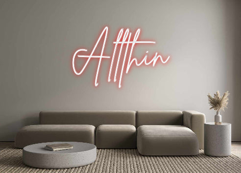 Custom Neon Sign Online Editor Allthin