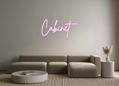 Custom Neon Sign Online Editor Cabinet