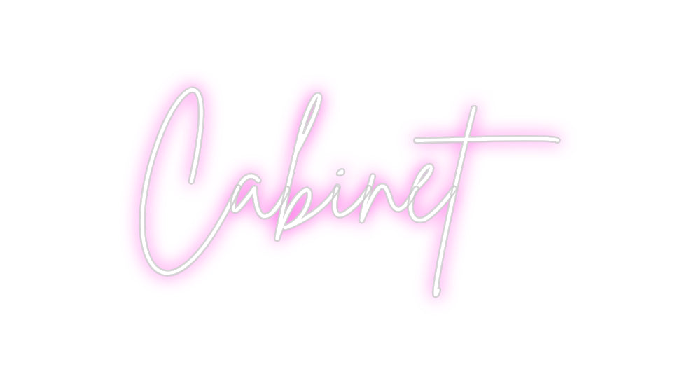 Custom Neon Sign Online Editor Cabinet