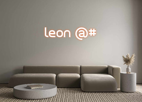 Custom Neon Sign Online Editor leon @#