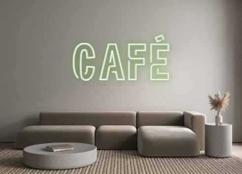 Custom Neon Sign Online Editor CAFÉ