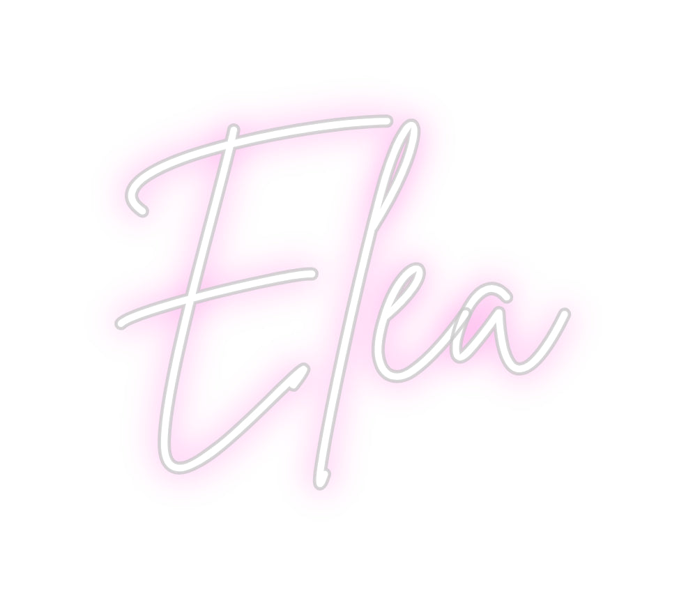 Custom Neon Sign Online Editor Eléa