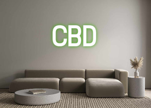 Custom Neon Sign Online Editor CBD