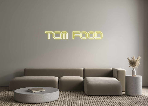 Custom Neon Sign Online Editor TCM FOOD