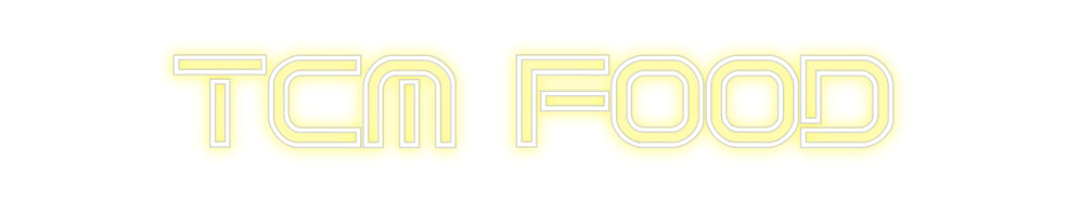 Custom Neon Sign Online Editor TCM FOOD