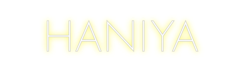 Custom Neon Sign Online Editor HANIYA