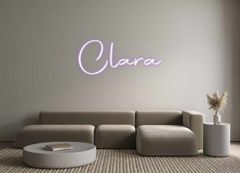 Custom Neon Sign Online Editor Clara