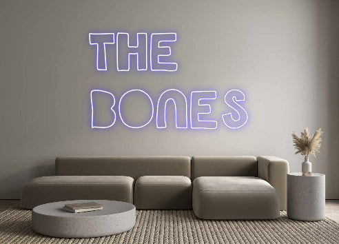 Custom Neon Sign Online Editor THE
BONES