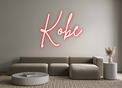 Custom Neon Sign Online Editor Kobe