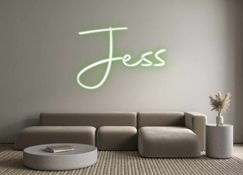 Custom Neon Sign Online Editor Jess