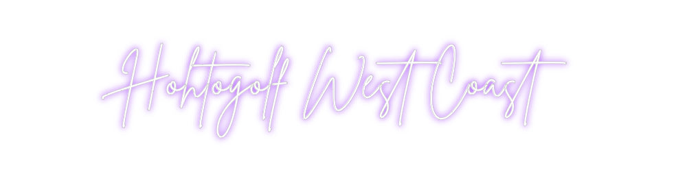 Custom Neon Sign Online Editor Hohtogolf Wes...