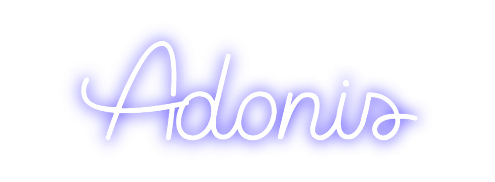 Custom Neon Sign Online Editor Adonis