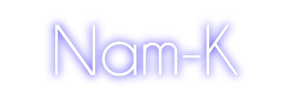 Custom Neon Sign Online Editor Nam-K