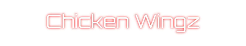 Custom Neon Sign Online Editor Chicken Wingz