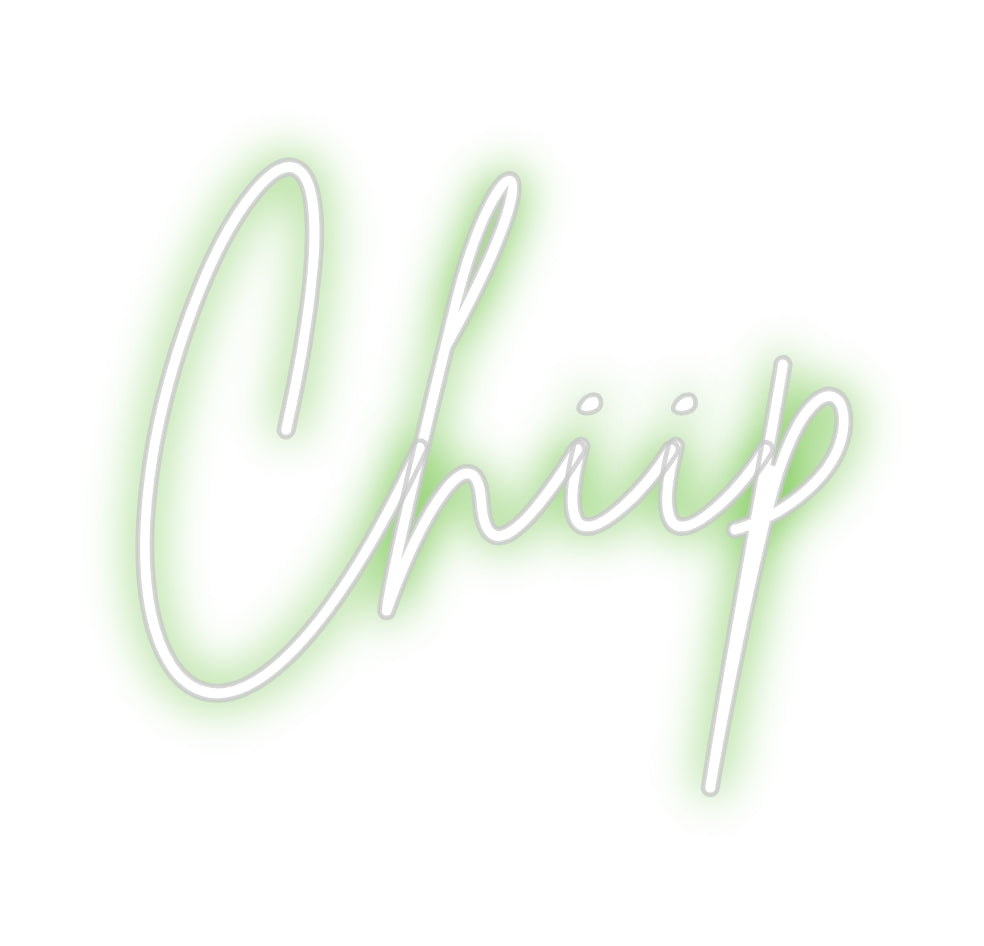 Custom Neon Sign Online Editor Chiip
