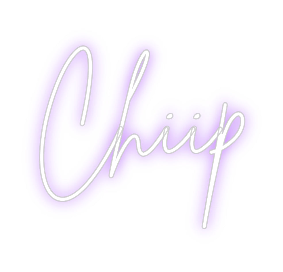 Custom Neon Sign Online Editor Chiip