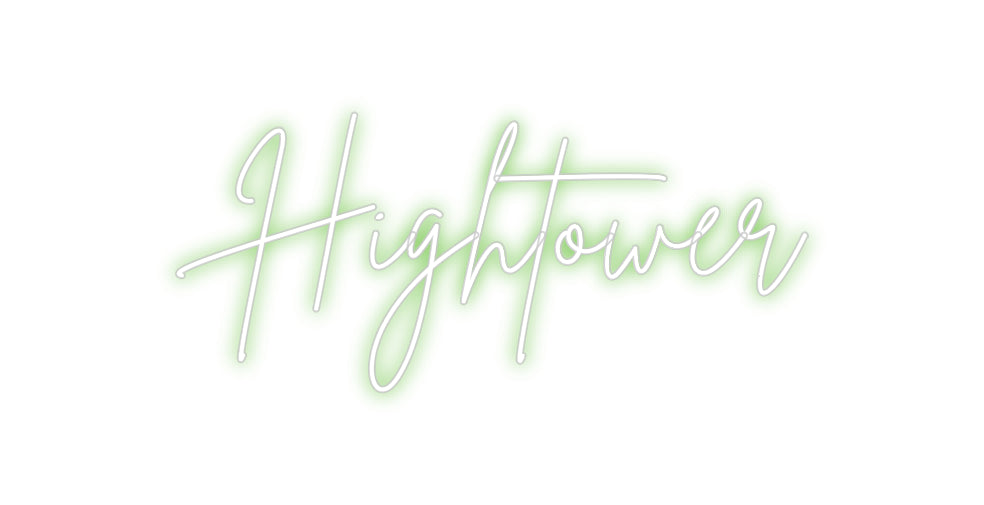 Custom Neon Sign Online Editor Hightower