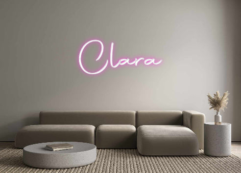 Custom Neon Sign Online Editor Clara