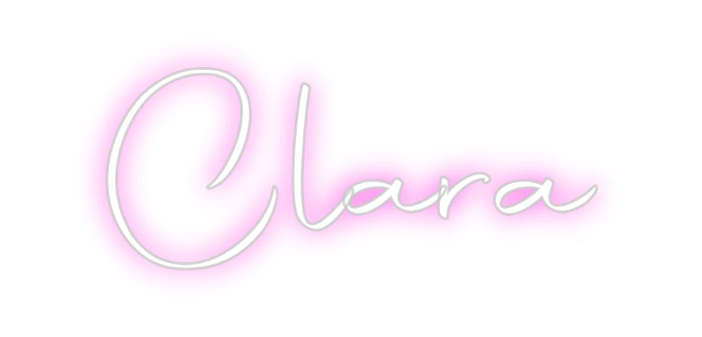 Custom Neon Sign Online Editor Clara
