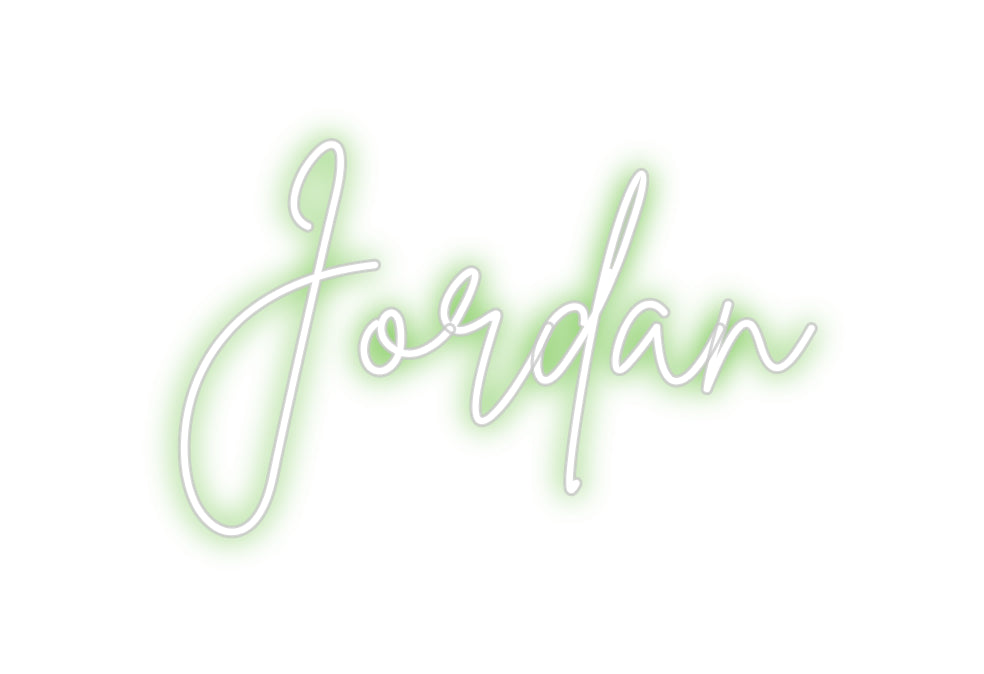 Custom Neon Sign Online Editor Jordan
