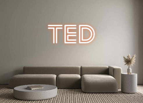 Custom Neon Sign Online Editor Ted