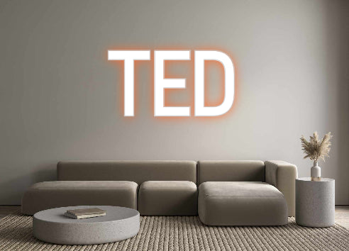 Custom Neon Sign Online Editor TED