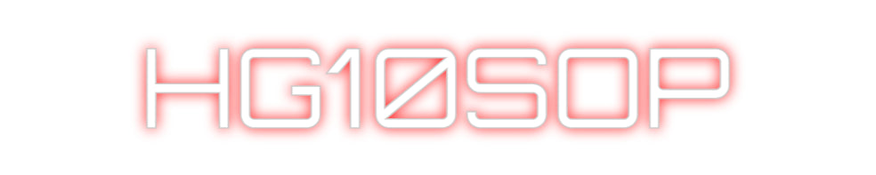 Custom Neon Sign Online Editor HG10SOP