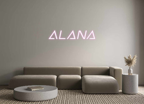 Custom Neon Sign Online Editor Alana