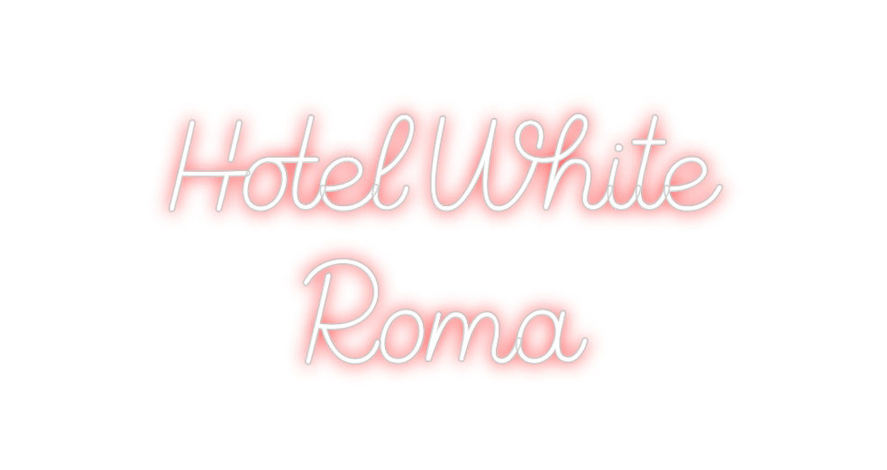 Custom Neon Sign Online Editor Hotel White
...