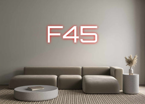 Custom Neon Sign Online Editor F45