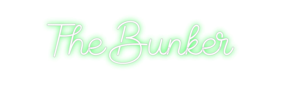Custom Back Lit Neon Sign Online Editor The Bunker